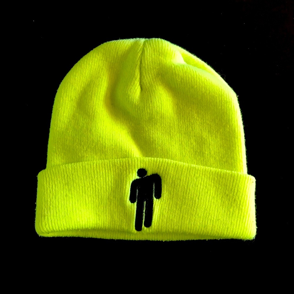 BILLIE EILISH•SMALL•NEON YELLOW•TOQUE•BEANIE